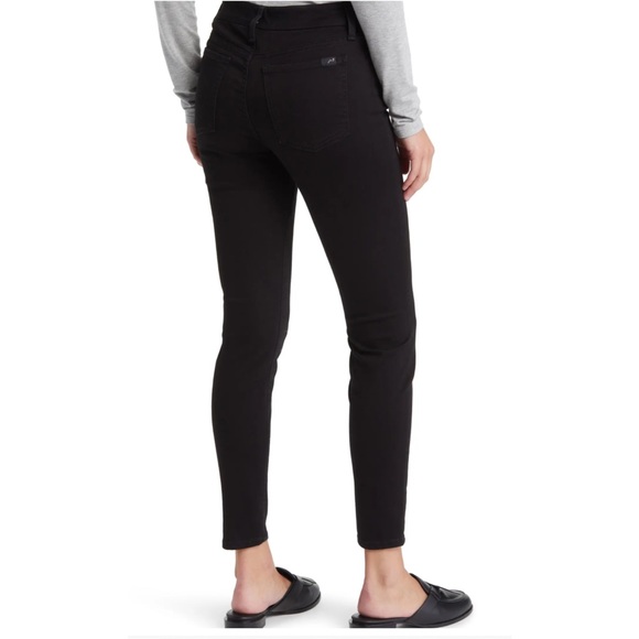 NEW JEN7 by 7 For All Mankind Petite Ankle Skinny Black Jeans 2P - Picture 7 of 13